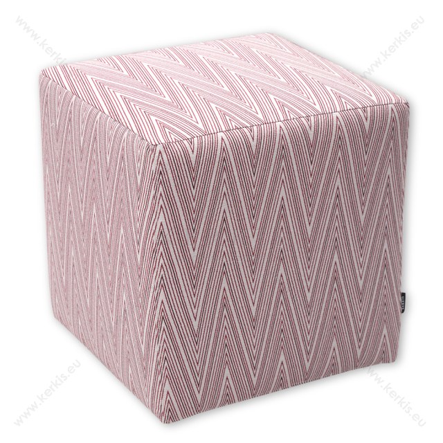 Σκαμπό κύβος κόκκινες γραμμές Σκαμπό κύβος κόκκινες γραμμές