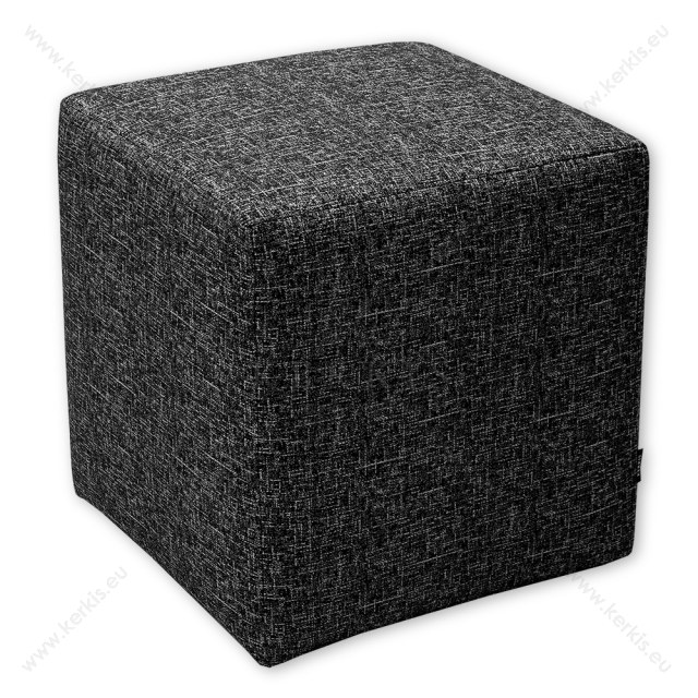 Σκαμπό κύβος μαύρος - ROM Σκαμπό κύβος μαύρος - ROM