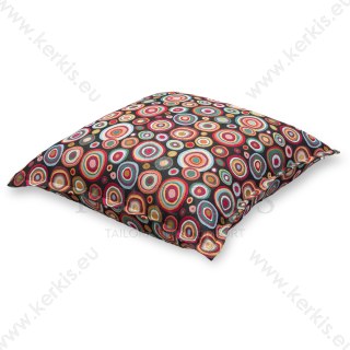 Μαξιλάρα δαπέδου "Λυδία" boho RIO μαύρο φόντο Μαξιλάρα δαπέδου "Λυδία" boho RIO μαύρο φόντο