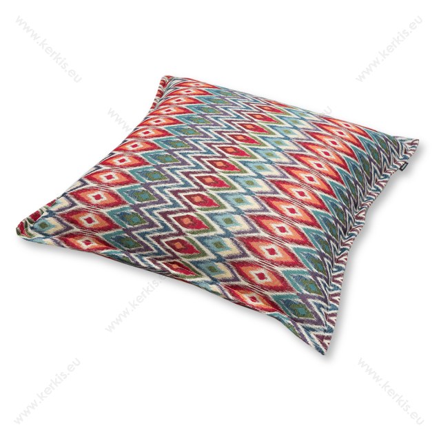 Μαξιλάρα δαπέδου "Λυδία" boho πολύχρωμοι ρόμβοι Μαξιλάρα δαπέδου "Λυδία" boho πολύχρωμοι ρόμβοι