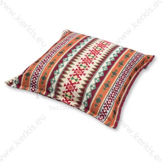 Μαξιλάρα δαπέδου "Λυδία" boho τρίγωνα. 70x70 Μαξιλάρα δαπέδου "Λυδία" boho τρίγωνα. 70x70