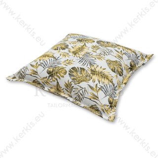 Μαξιλάρα δαπέδου "Λυδία" κίτρινη floral Μαξιλάρα δαπέδου "Λυδία" κίτρινη floral