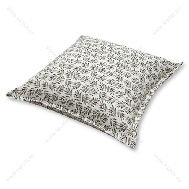 Μαξιλάρα δαπέδου "Λυδία" Μπεζ φύλλα ελιάς Μαξιλάρα δαπέδου "Λυδία" Μπεζ φύλλα ελιάς