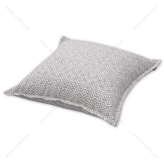 Μαξιλάρα δαπέδου ρόμβος γκρι ανοιχτό