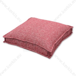 Μαξιλάρα δαπέδου με διακοσμητική ραφή Κόκκινο - ROM Μαξιλάρα δαπέδου με διακοσμητική ραφή Κόκκινο - ROM