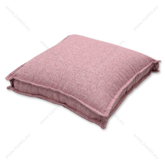 Μαξιλάρα δαπέδου με διακοσμητική ραφή Ροζ - ROM