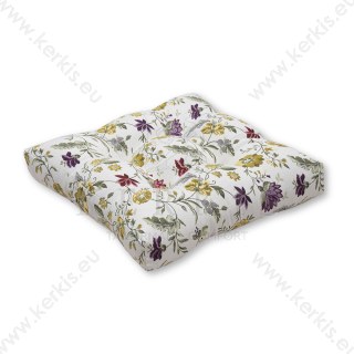 Μαξιλάρι δαπέδου με διακοσμητικά κουμπιά Λουλούδια κίτρινα Μαξιλάρι δαπέδου με διακοσμητικά κουμπιά Λουλούδια κίτρινα