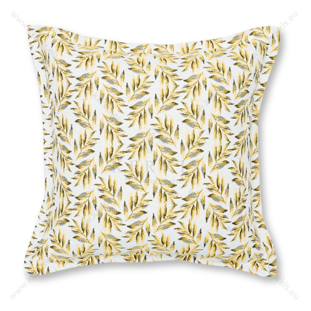 Μαξιλάρι καναπέ διακοσμητικό Κίτρινο φύλλα ελιάς Μαξιλάρι καναπέ διακοσμητικό Κίτρινο φύλλα ελιάς