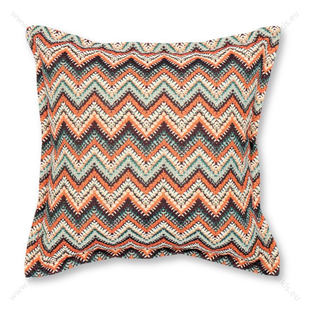 Μαξιλάρι καναπέ διακοσμητικό boho πολύχρωμες ζικ ζακ γραμμές Μαξιλάρι καναπέ διακοσμητικό boho πολύχρωμες ζικ ζακ γραμμές