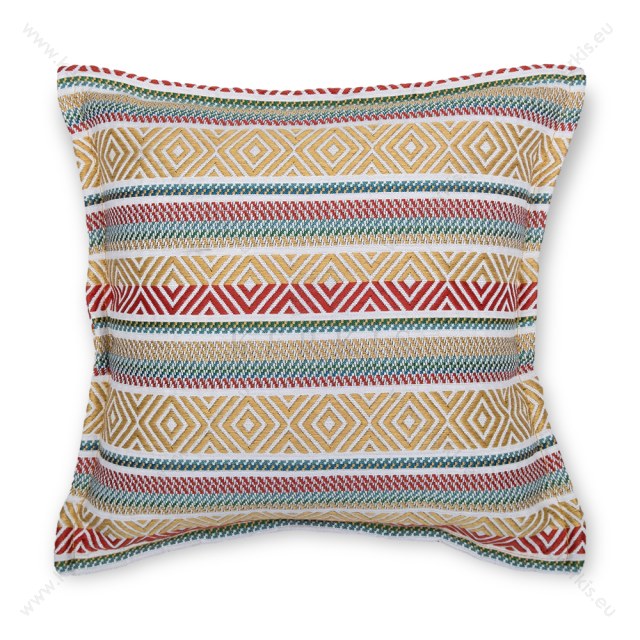 Μαξιλάρι καναπέ διακοσμητικό "Ethnic" κίτρινο - κόκκινο Μαξιλάρι καναπέ διακοσμητικό "Ethnic" κίτρινο - κόκκινο