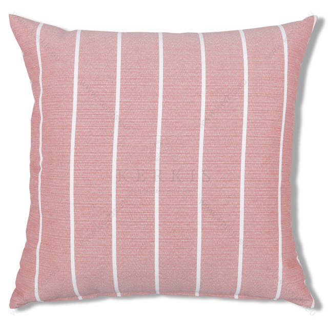 Μαξιλάρι διακοσμητικό με ρίγες Ροζ Μαξιλάρι διακοσμητικό με ρίγες Ροζ