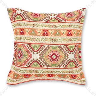 Μαξιλάρι καναπέ διακοσμητικό boho ρόμβοι σε μπεζ φόντο Μαξιλάρι καναπέ διακοσμητικό boho ρόμβοι σε μπεζ φόντο