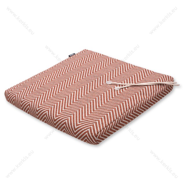 Μαξιλάρι καρέκλας Κεραμιδί Ζικ Ζακ - Norma Μαξιλάρι καρέκλας Κεραμιδί Ζικ Ζακ - Norma