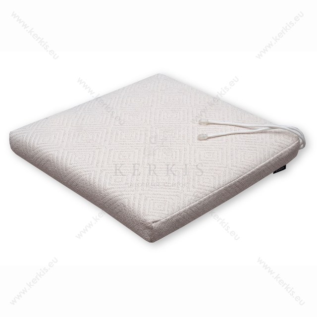 Μαξιλάρι καρέκλας Άσπρο ρόμβος - Norma Μαξιλάρι καρέκλας Άσπρο ρόμβος - Norma