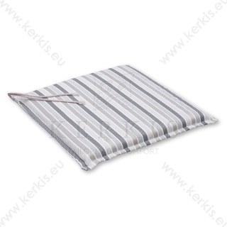 Μαξιλάρι καρέκλας outdoor ριγέ γκρι αποχρώσεις Μαξιλάρι καρέκλας outdoor ριγέ γκρι αποχρώσεις