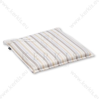Μαξιλάρι καρέκλας outdoor ριγέ μπεζ αποχρώσεις Μαξιλάρι καρέκλας outdoor ριγέ μπεζ αποχρώσεις