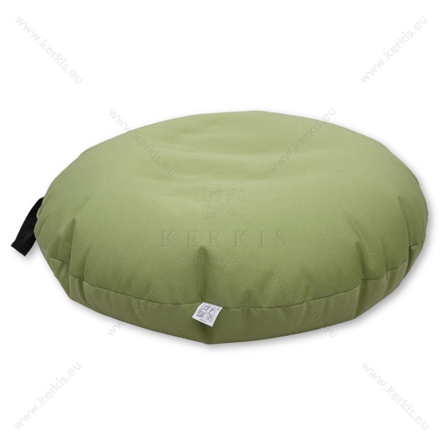 Πουφ Βότσαλο σε χρώμα πράσινο ελιάς Πουφ Βότσαλο σε χρώμα πράσινο ελιάς