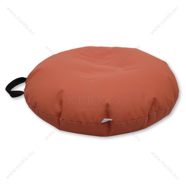 Πουφ Βότσαλο σε χρώμα Κεραμιδί Πουφ Βότσαλο σε χρώμα Κεραμιδί