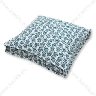 Μαξιλάρα δαπέδου "Κλειώ" Μπλέ φύλλα ελιάς Μαξιλάρα δαπέδου "Κλειώ" Μπλέ φύλλα ελιάς