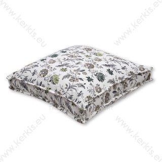Μαξιλάρα δαπέδου "Κλειώ" λουλούδια Γκρι αποχρώσεις Μαξιλάρα δαπέδου "Κλειώ" λουλούδια Γκρι αποχρώσεις