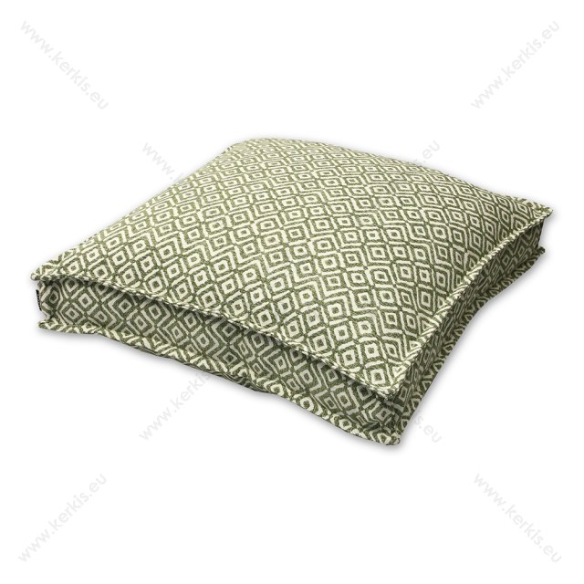 Μαξιλάρα δαπέδου πράσινος ρόμβος Μαξιλάρα δαπέδου πράσινος ρόμβος