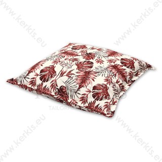 Μαξιλάρα δαπέδου "Λυδία" κόκκινη floral Μαξιλάρα δαπέδου "Λυδία" κόκκινη floral