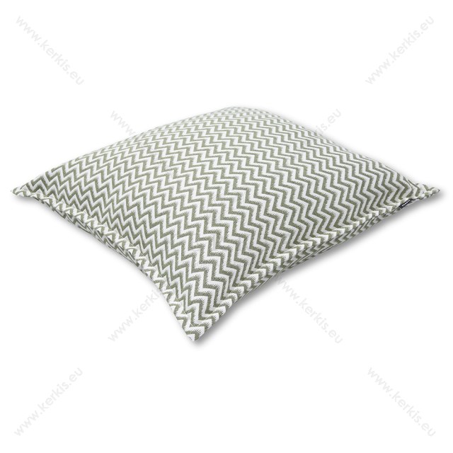 Μαξιλάρα δαπέδου πράσινη ζικ-ζακ Μαξιλάρα δαπέδου πράσινη ζικ-ζακ