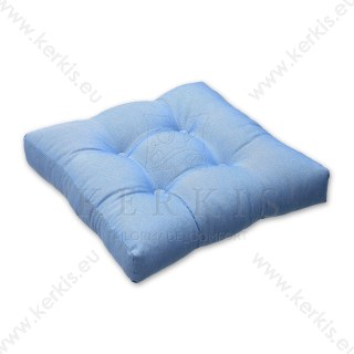 Μαξιλάρι δαπέδου σε χρώμα Μπλε ανοιχτό με κουμπιά διακοσμητικά Μαξιλάρι δαπέδου σε χρώμα Μπλε ανοιχτό με κουμπιά διακοσμητικά