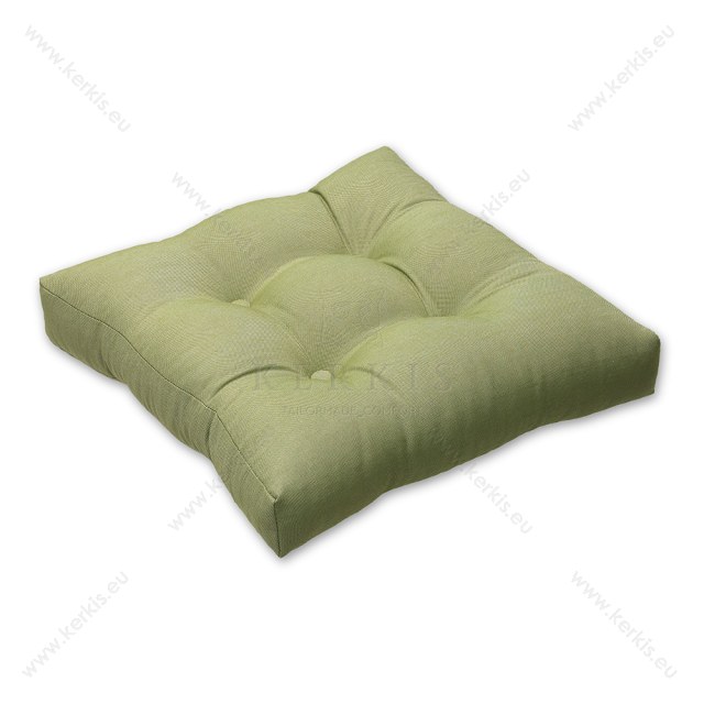 Μαξιλάρι δαπέδου Πράσινο Λαδί με κουμπιά διακοσμητικά