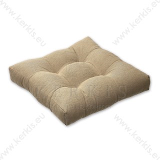 Μαξιλάρι δαπέδου Μπεζ-Καφέ με κουμπιά διακοσμητικά Μαξιλάρι δαπέδου Μπεζ-Καφέ με κουμπιά διακοσμητικά