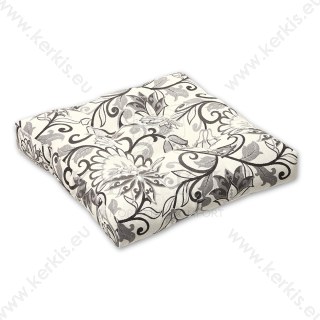 Μαξιλάρι δαπέδου με διακοσμητικά κουμπιά Floral Γκρι Μαξιλάρι δαπέδου με διακοσμητικά κουμπιά Floral Γκρι