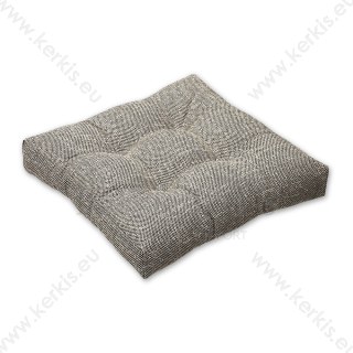 Μαξιλάρι δαπέδου Μπεζ ψάθα με διακοσμητικά κουμπιά Μαξιλάρι δαπέδου Μπεζ ψάθα με διακοσμητικά κουμπιά