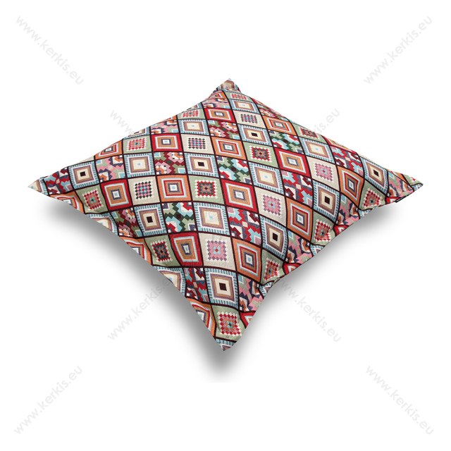 Μαξιλάρα δαπέδου φάκελος με σχέδια Κόκκινα