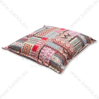 Μαξιλάρα δαπέδου φάκελος με σχέδια Patchwork Κόκκινο