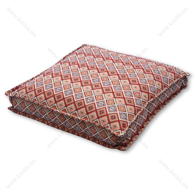 Μαξιλάρα δαπέδου Ρόμβοι με διακοσμητική ραφή  Μαξιλάρα δαπέδου Ρόμβοι με διακοσμητική ραφή