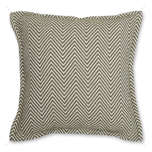 Μαξιλάρι καναπέ διακοσμητικό Norma ζικ ζακ - πράσινο Μαξιλάρι καναπέ διακοσμητικό Norma ζικ ζακ - πράσινο