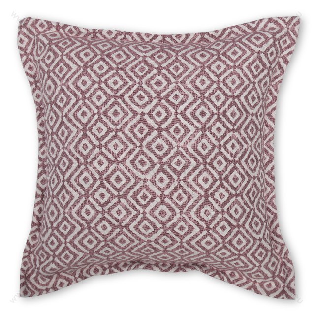 Μαξιλάρι καναπέ διακοσμητικό ροζ ρόμβος Μαξιλάρι καναπέ διακοσμητικό ροζ ρόμβος