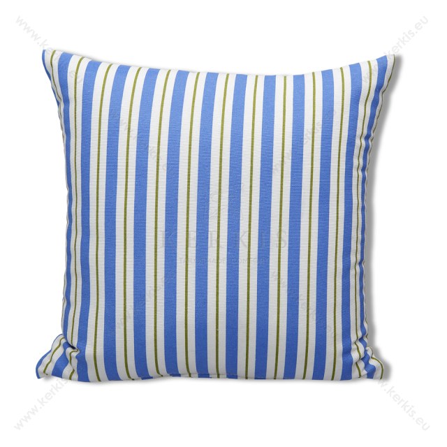Μαξιλάρι διακοσμητικό μπλε με ρίγες Μαξιλάρι διακοσμητικό μπλε με ρίγες