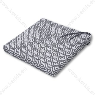 Μαξιλάρι καρέκλας γκρι ρόμβος Μαξιλάρι καρέκλας γκρι ρόμβος