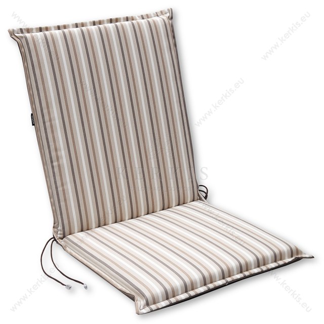 Μαξιλάρι καρέκλας με ψιλή πλάτη, κατάλληλο για χρήση σε εξωτερικούς χώρους. Μαξιλάρι καρέκλας με ψιλή πλάτη, κατάλληλο για χρήση σε εξωτερικούς χώρους.