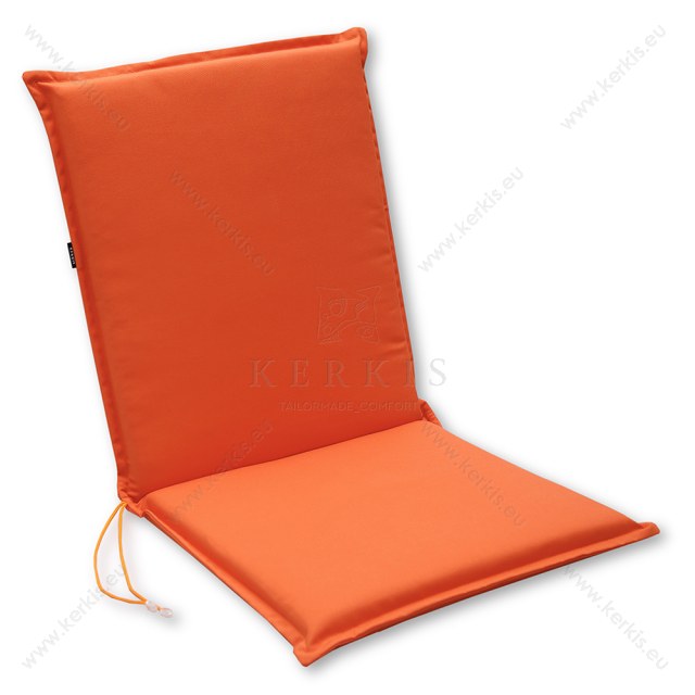 Μαξιλάρι κήπου με πλάτη σε χρώμα Πορτοκαλί Μαξιλάρι κήπου με πλάτη σε χρώμα Πορτοκαλί