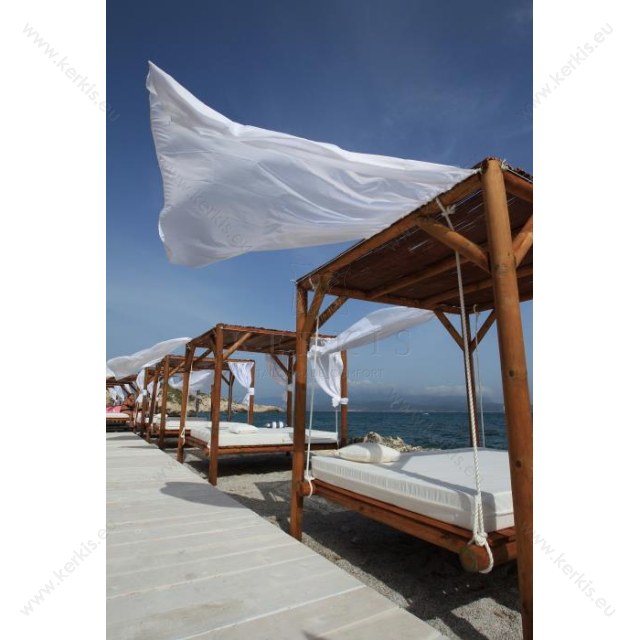 Day bed με ύφασμα 100% solution dyed