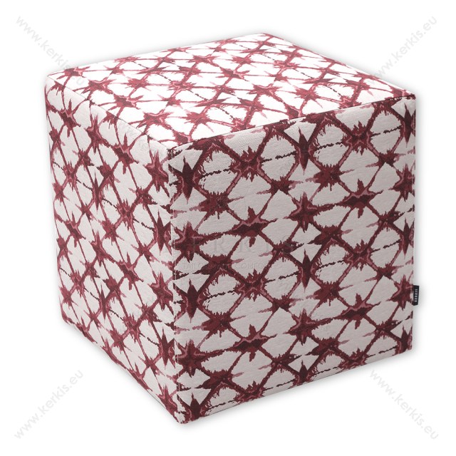 Σκαμπό κύβος κόκκινο splash Σκαμπό κύβος κόκκινο splash