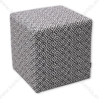 Cube Stool with Diamonds - Decorative Indoor Seat