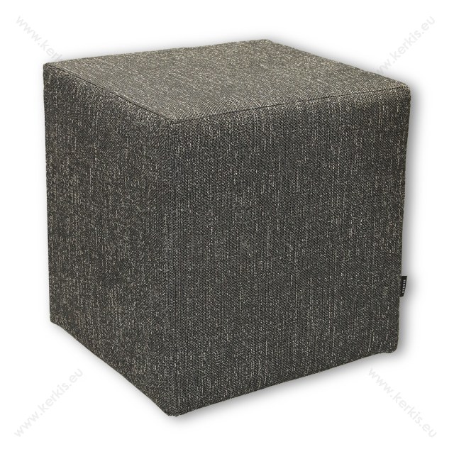 Σκαμπό κύβος μαύρος