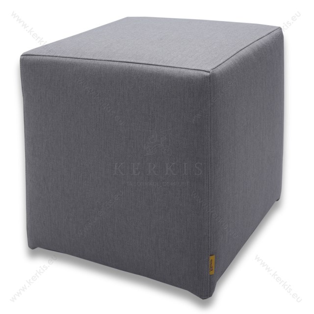 Σκαμπό κύβος Γκρι Σκαμπό κύβος Γκρι