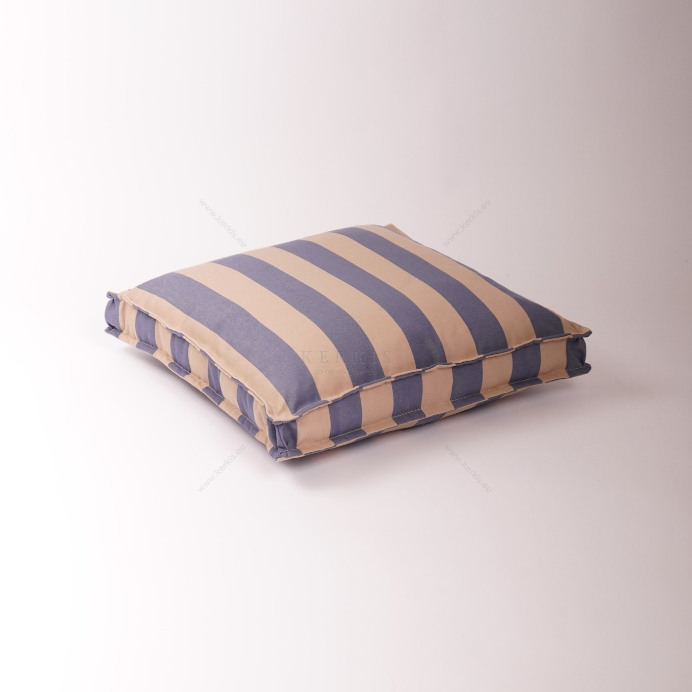 Ρίγες Denim - Καφέ