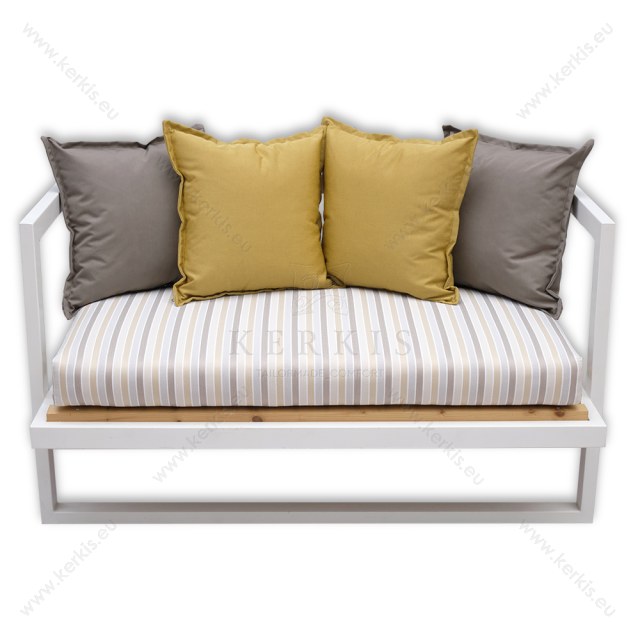 Μαξιλάρι στρώμα καναπέ πάγκου με ύφασμα από την σειρά SUNNY STRIPES κατάλληλο για χρήση σε εξωτερικούς χώρους.