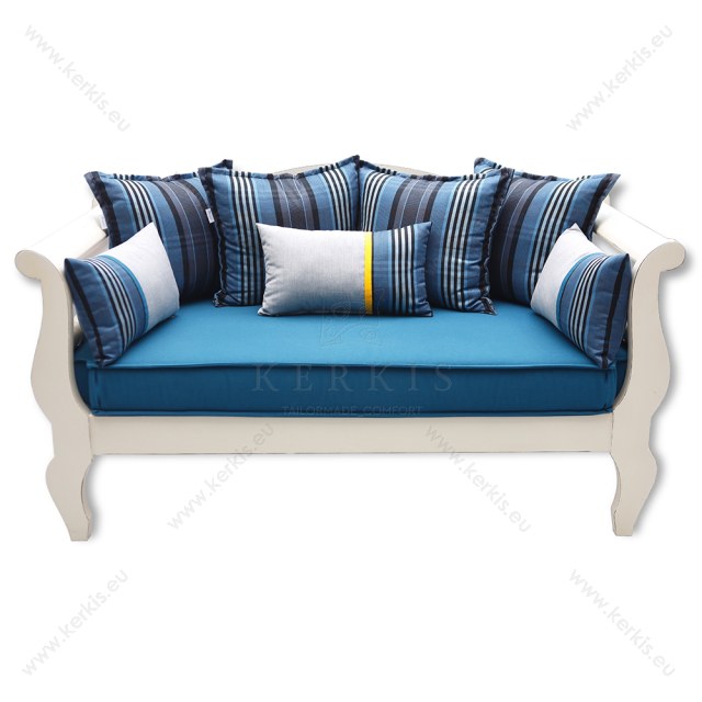 Μαξιλάρια παραδοσιακού καναπέ με υφάσματα sunbrella