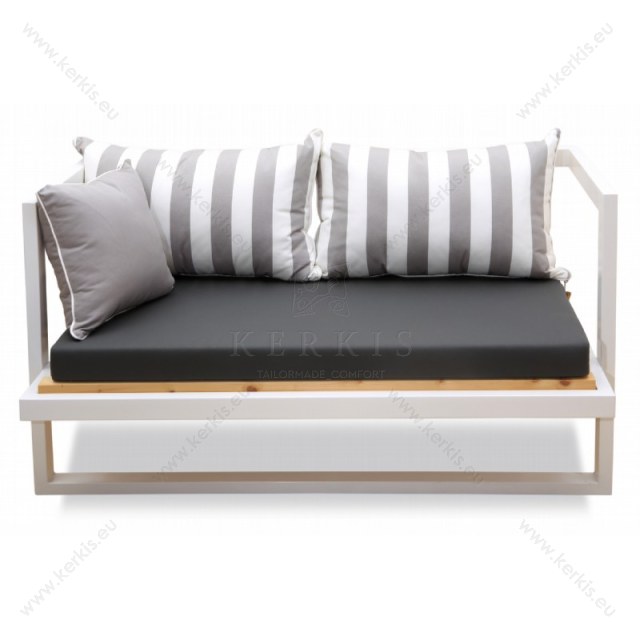 Μαξιλάρια καναπέ με ρίγες γκρι